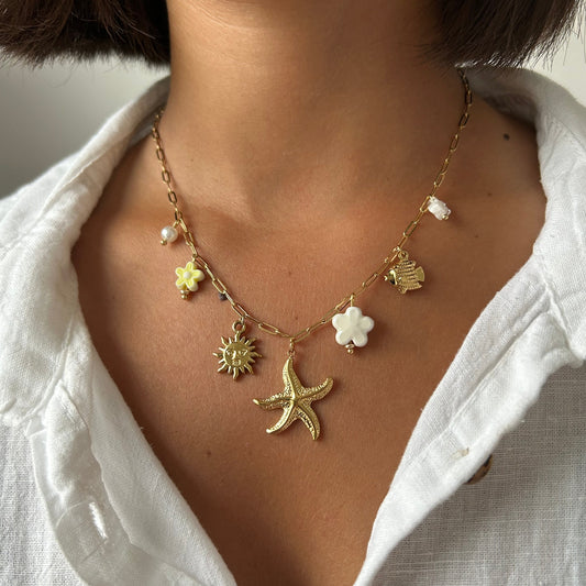 COLLIER CHARMS STARFISH