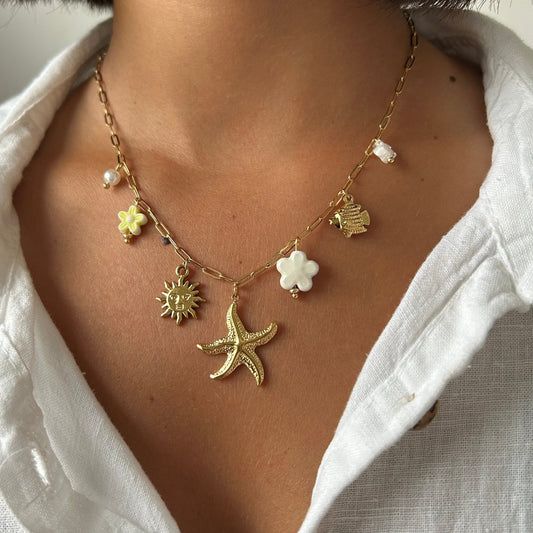 COLLIER CHARMS STARFISH