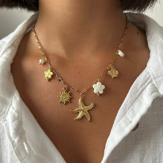 COLLIER CHARMS STARFISH