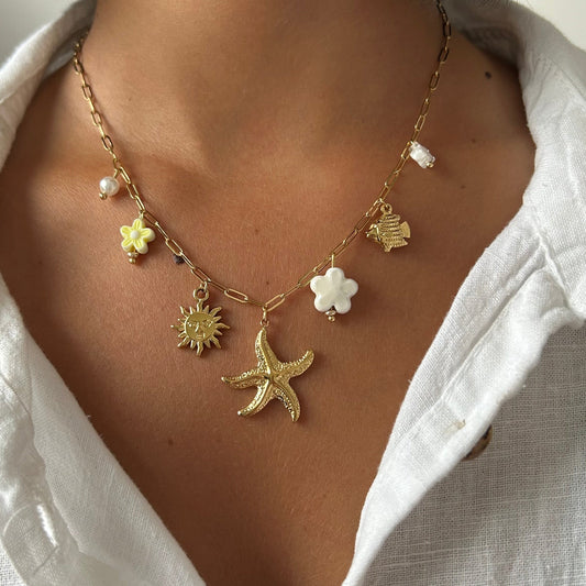 COLLIER CHARMS STARFISH