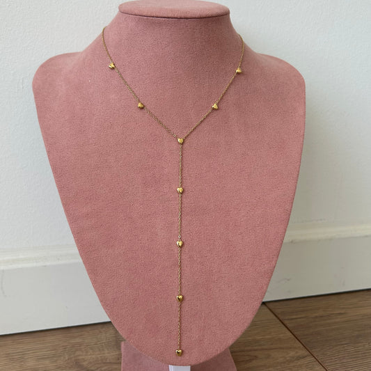 COLLIER LONG COEUR