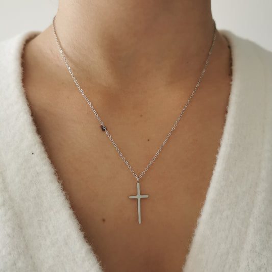 COLLIER CROIX FINE