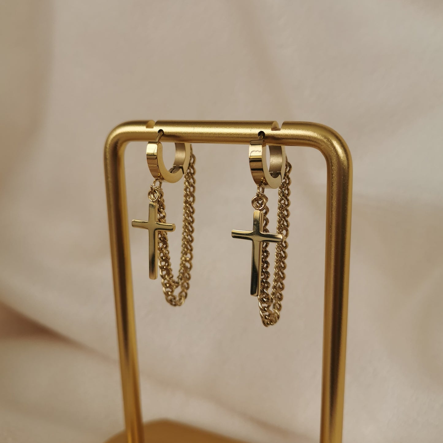 BOUCLES D'OREILLE CROIX