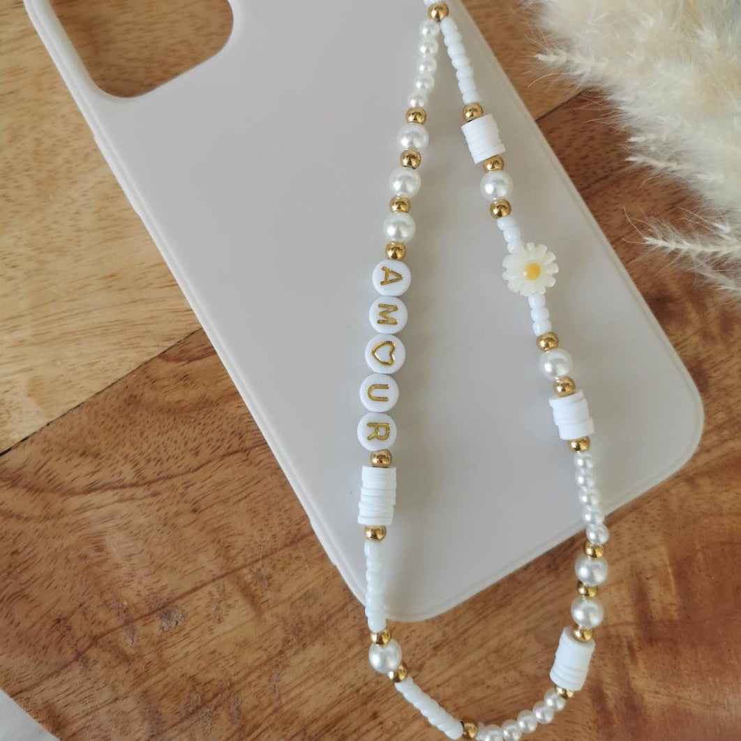 BIJOU DE TÉLÉPHONE - MARGUERITE