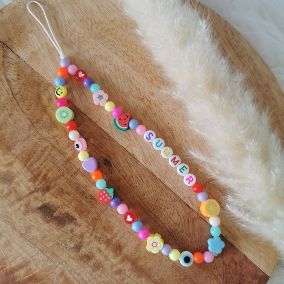 BIJOU DE TÉLÉPHONE - MULTICOLORE