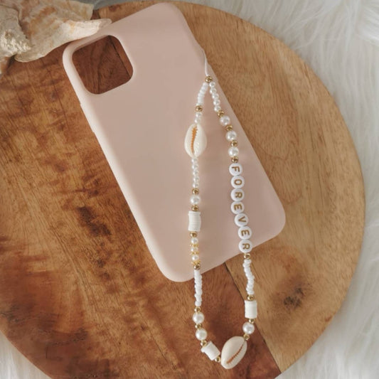 BIJOU DE TÉLÉPHONE - COQUILLAGE