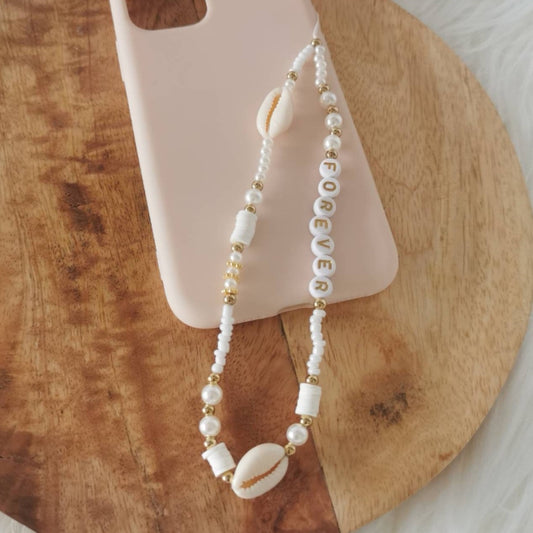 BIJOU DE TÉLÉPHONE - COQUILLAGE