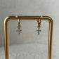 BOUCLES D’OREILLES MINI CROIX