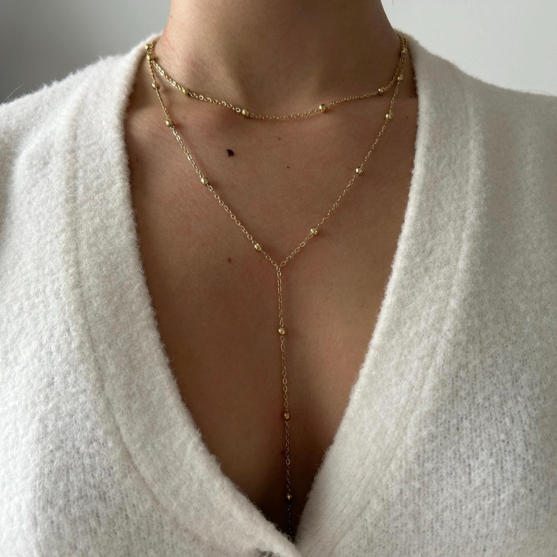 COLLIER LONG DOUBLE CHAINE PERTH