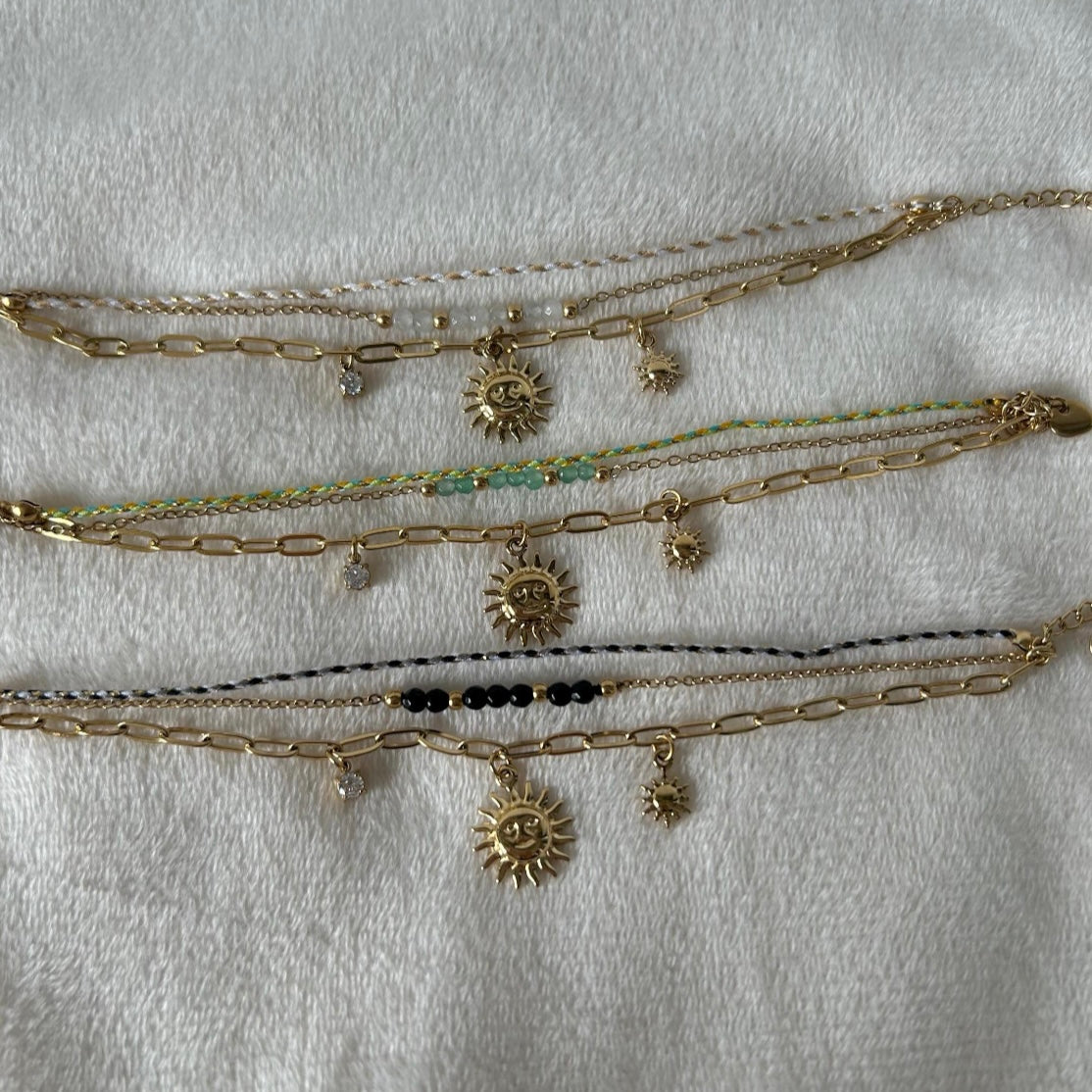 BRACELET TRIPLE CHAÎNE