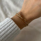 BRACELET DOUBLE CHAINE