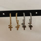 BOUCLES D'OREILLES MINI CROIX