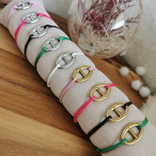 BRACELET MAILLE MARINE