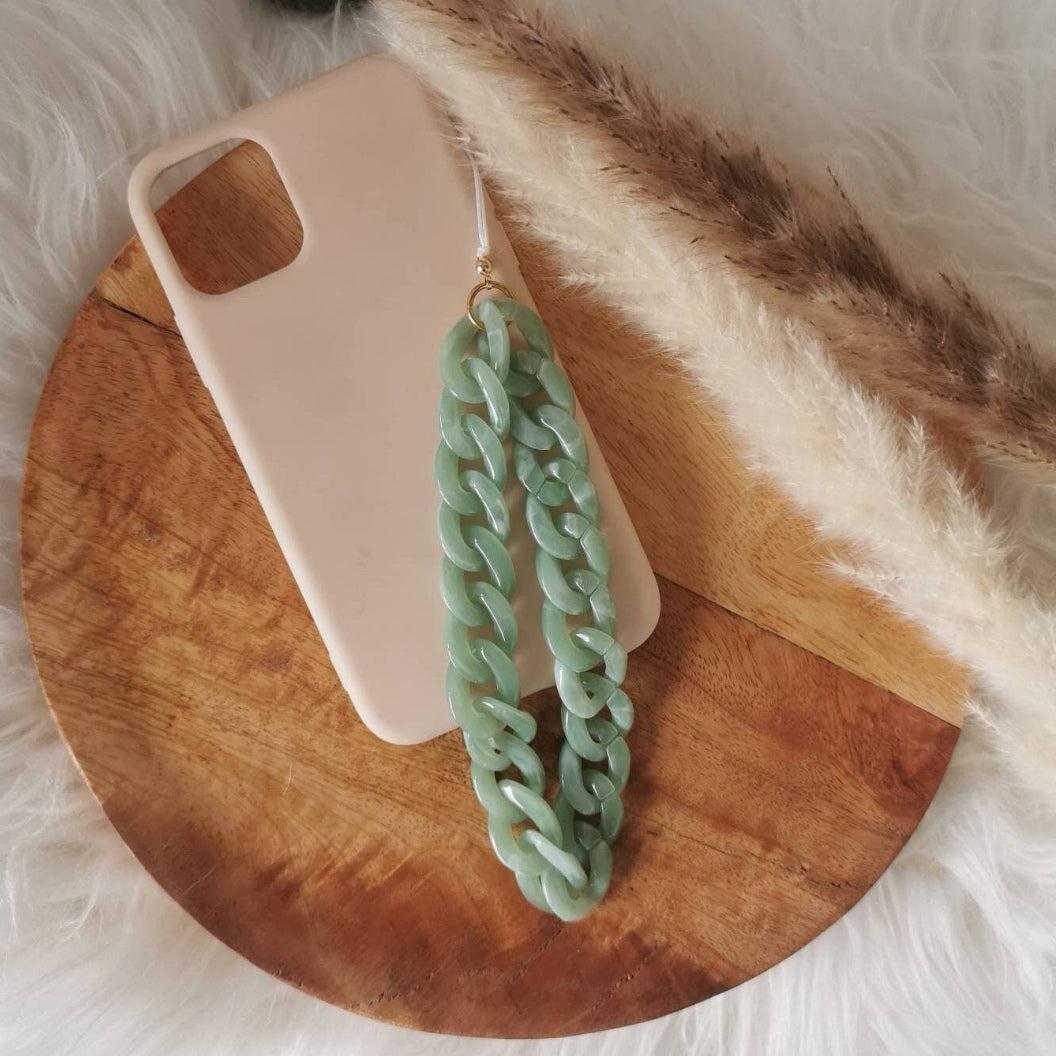 BIJOU DE TÉLÉPHONE - CHAÎNE ACRYLIQUE
