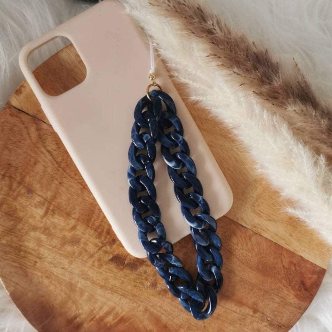 BIJOU DE TÉLÉPHONE - CHAÎNE ACRYLIQUE