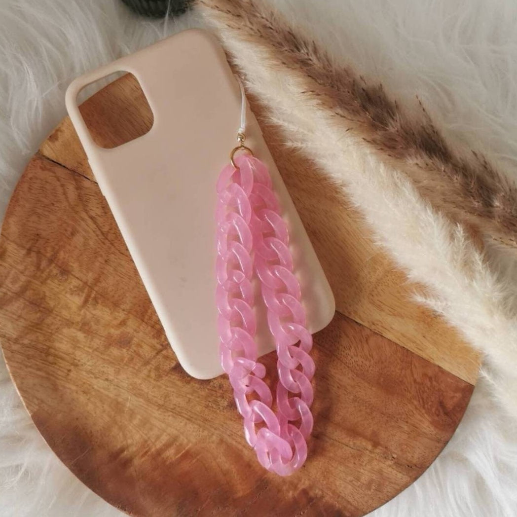 BIJOU DE TÉLÉPHONE - CHAÎNE ACRYLIQUE