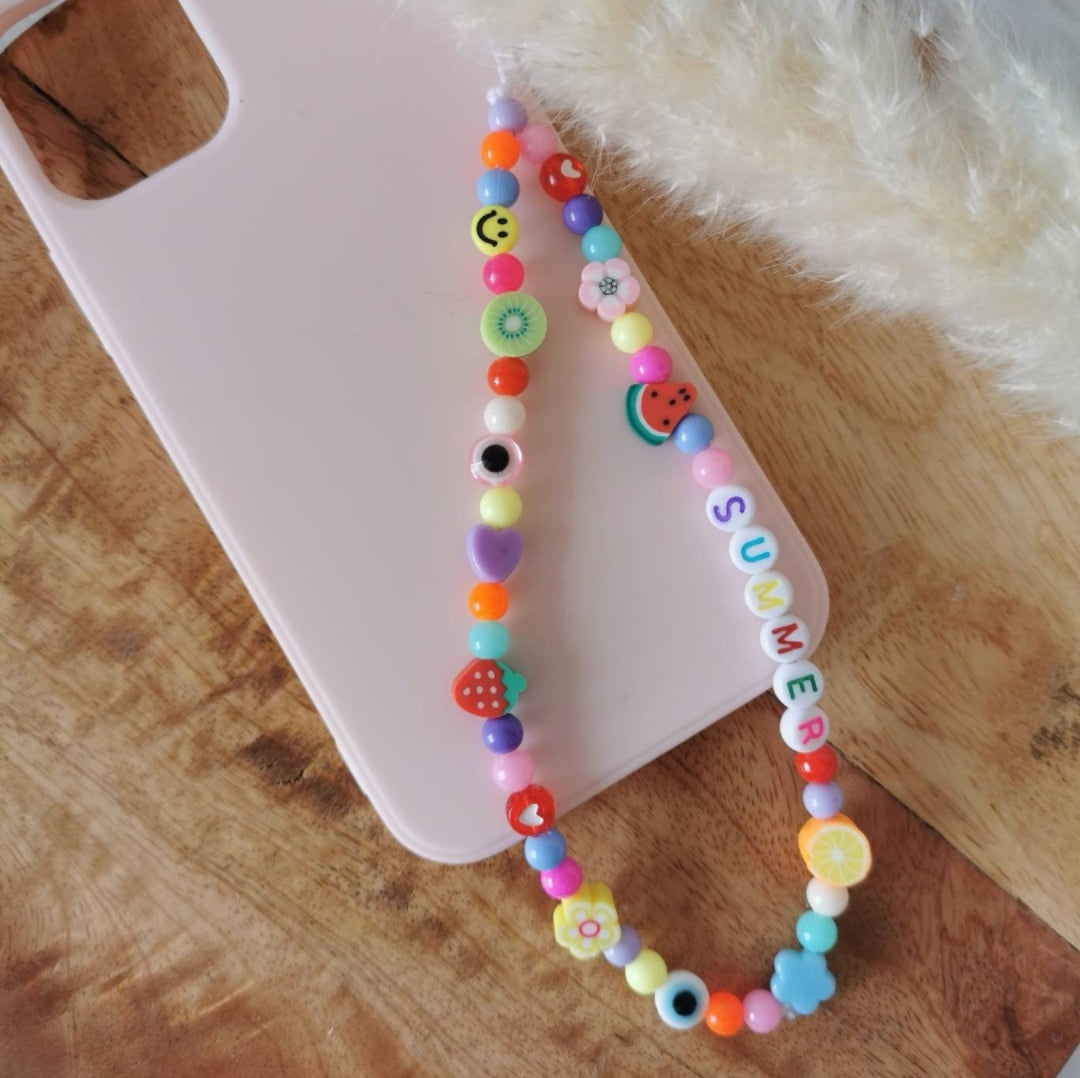 BIJOU DE TÉLÉPHONE - MULTICOLORE